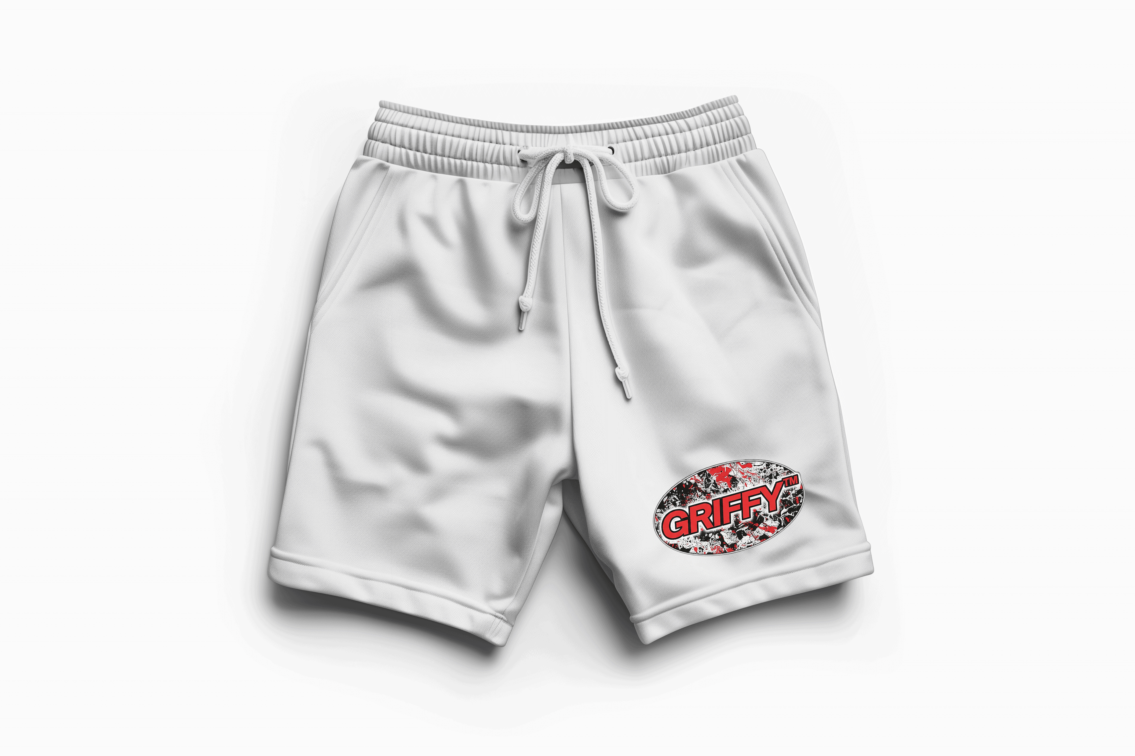 GRIFFY™ Signature "Red Chaos" Sweatshorts -